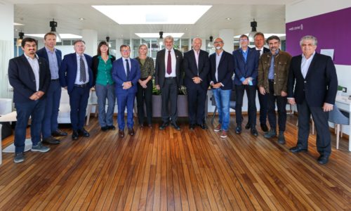 Representants de l’Universite Europeenne aux cotés de partenaires rochelais & européens (credits monsieur U)