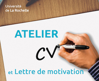 Atelier CV et lettre de motivation - La Rochelle Université