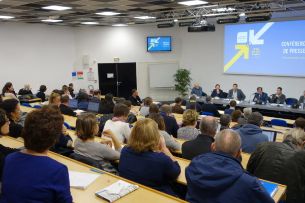 Conférence de presse sur les Grands projets de l'Université