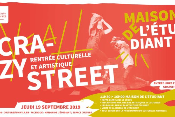 Crazy Street , la rentrée culturelle et artistique