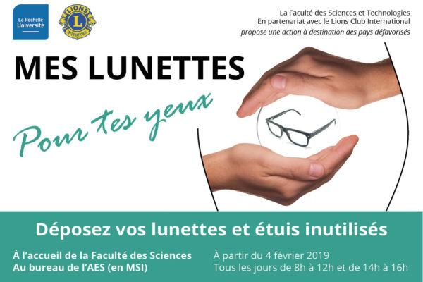 Mes lunettes pour tes yeux