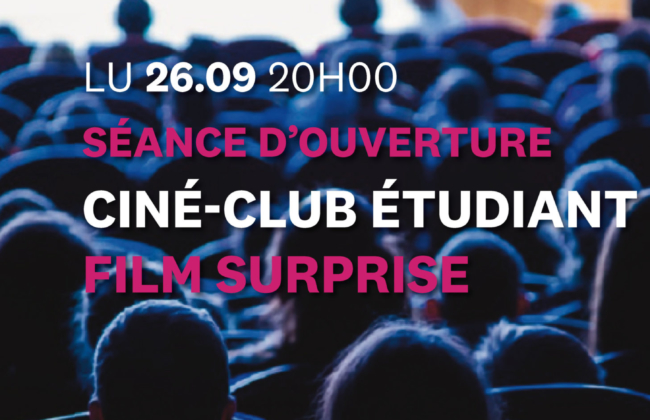 Ouverture du ciné-club étudiant ! 1