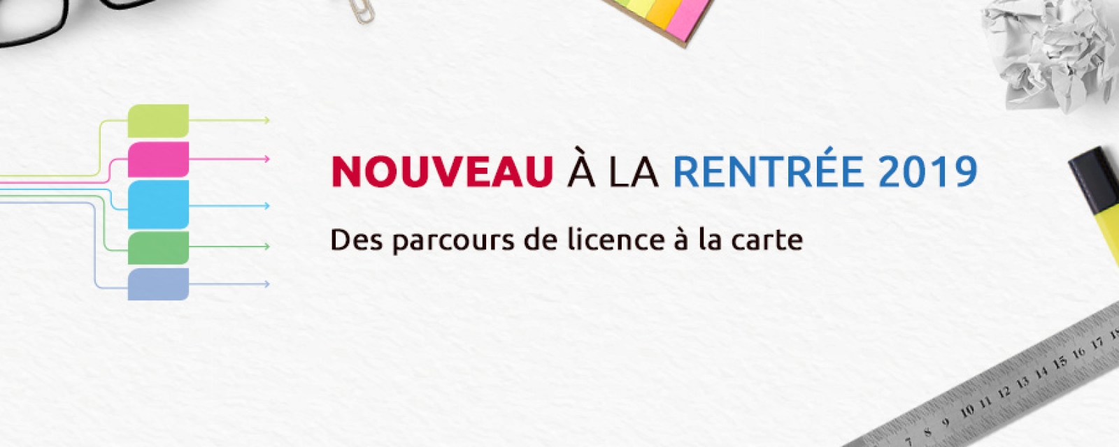L’Université propose des parcours de licence à la carte !