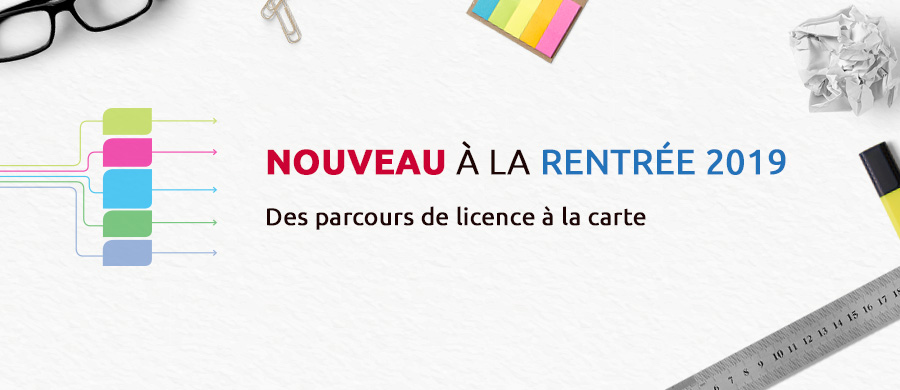 L’Université propose des parcours de licence à la carte !