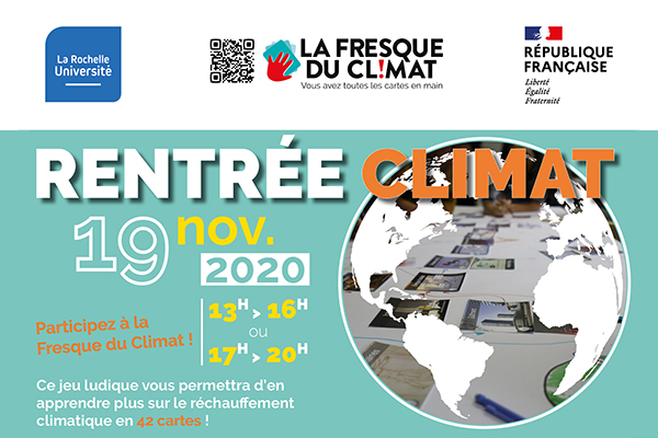 Rentrée climat : participez à la Fresque du Climat !