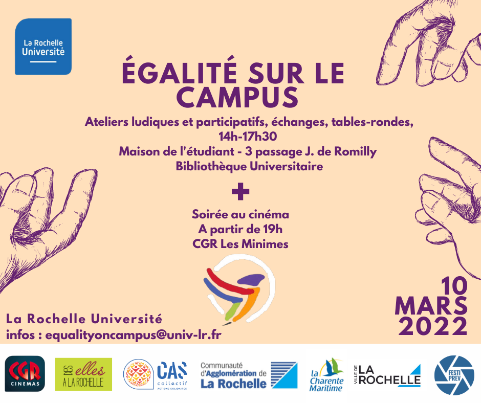 Une demi-journée et une soirée Égalité sur le campus !