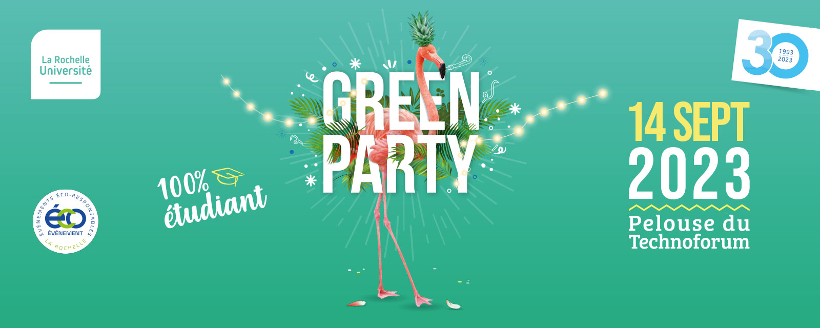 Venez fêter votre rentrée lors de la Green Party 2023 ! 2