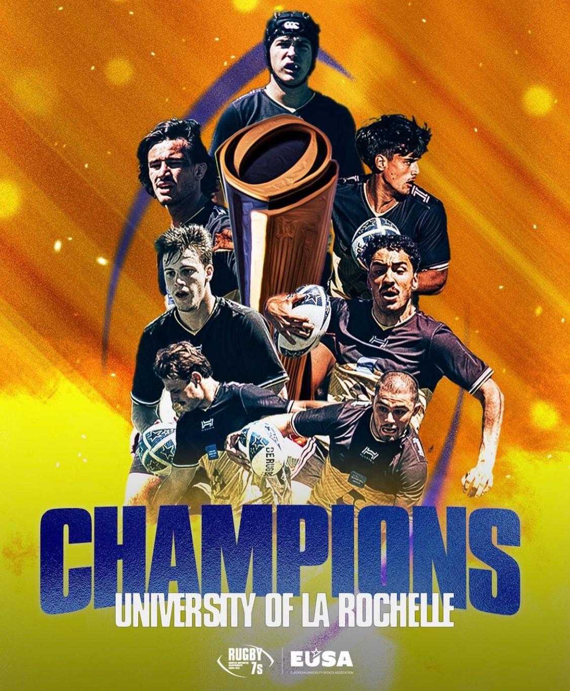 La Rochelle Université championne d’Europe universitaire de rugby à 7 ! 3