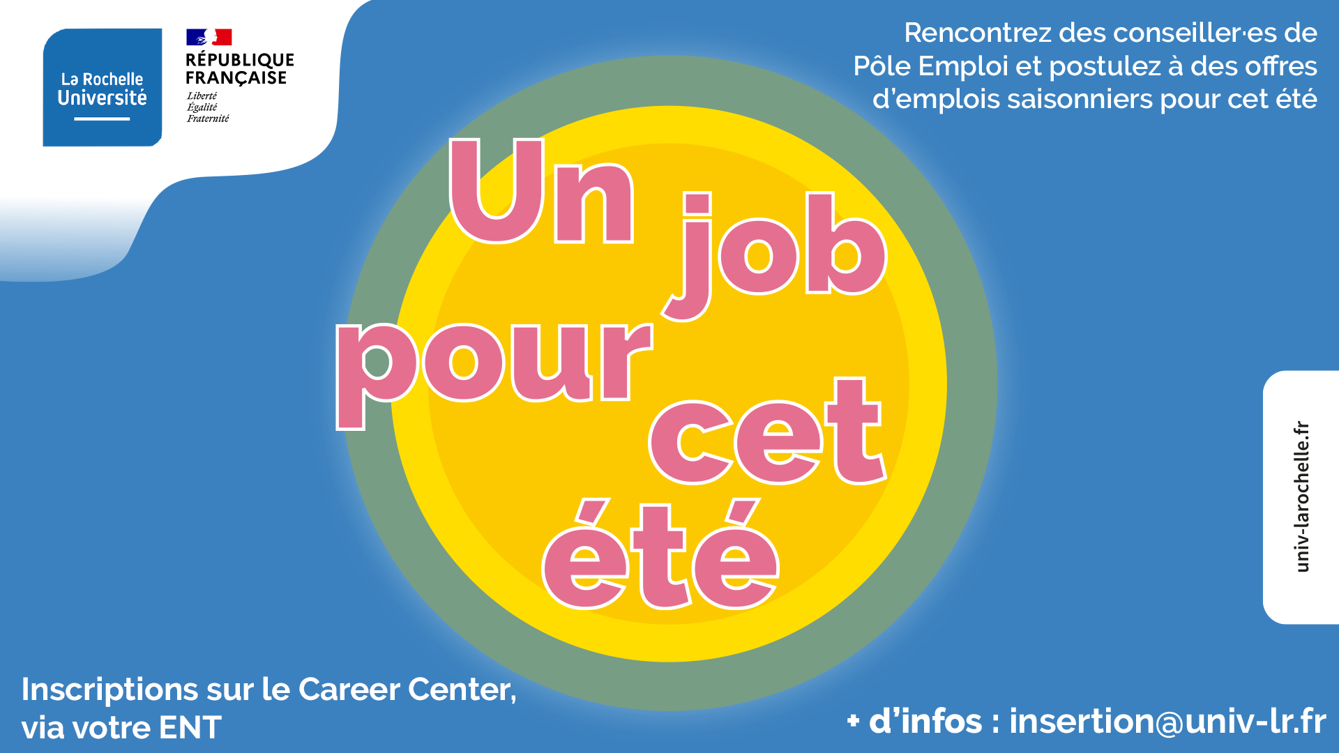 Un job pour cet été La Rochelle Université