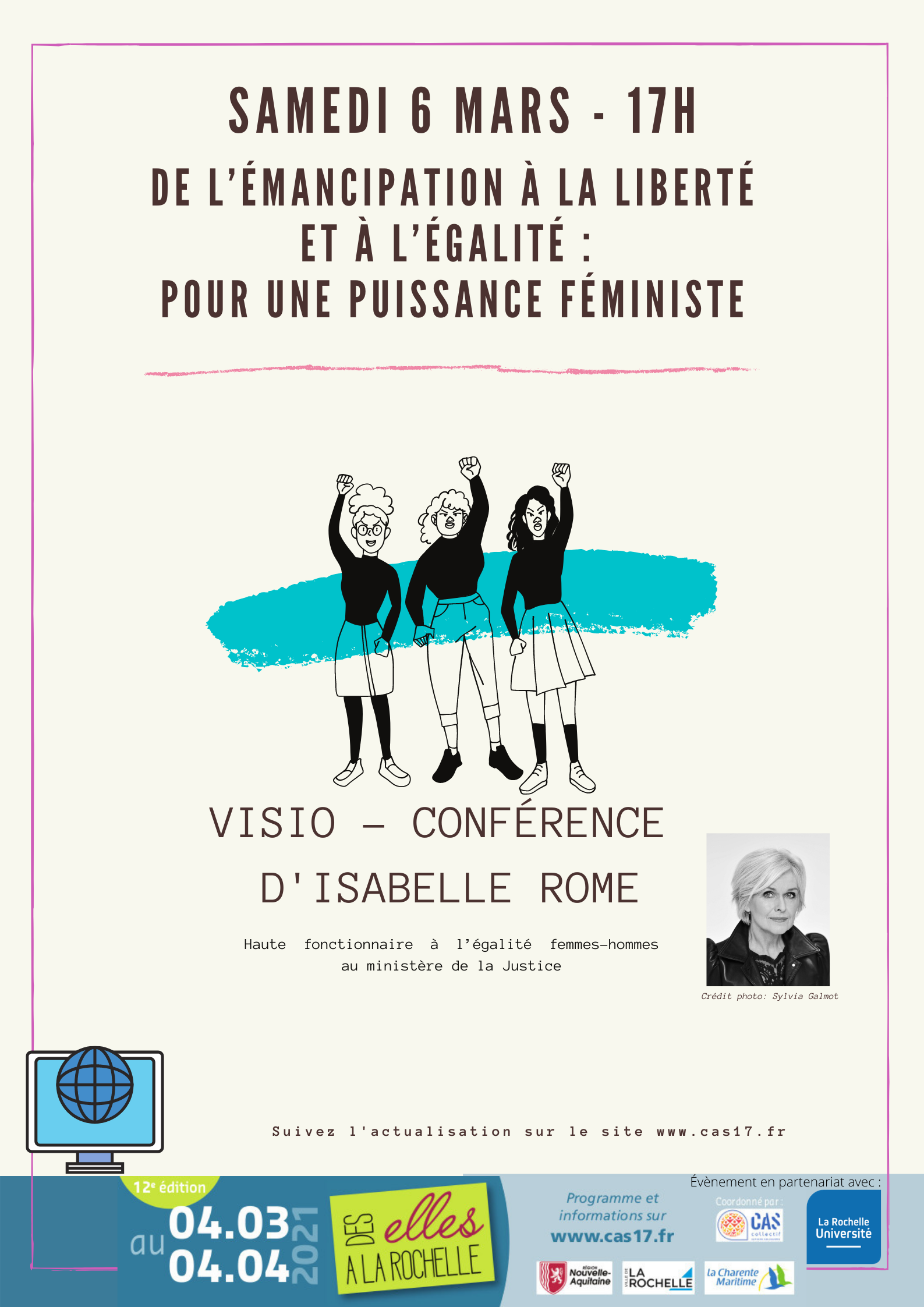 Assistez à la conférence "De l'émancipation à la liberté et à l'égalité : pour une puissance féministe"