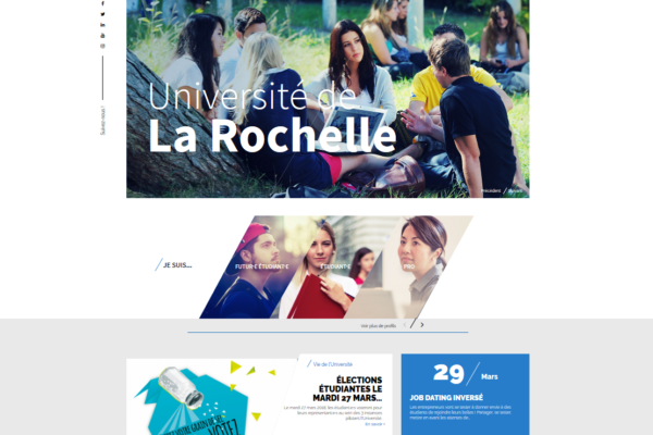 Découvrez le nouveau site de l’Université de La Rochelle
