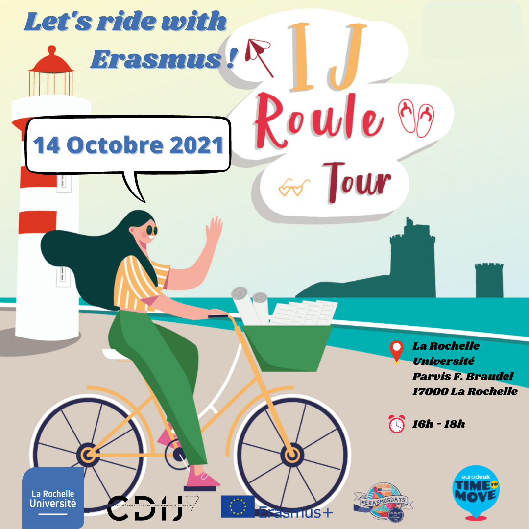 Let's ride with Erasmus+ La Rochelle Université