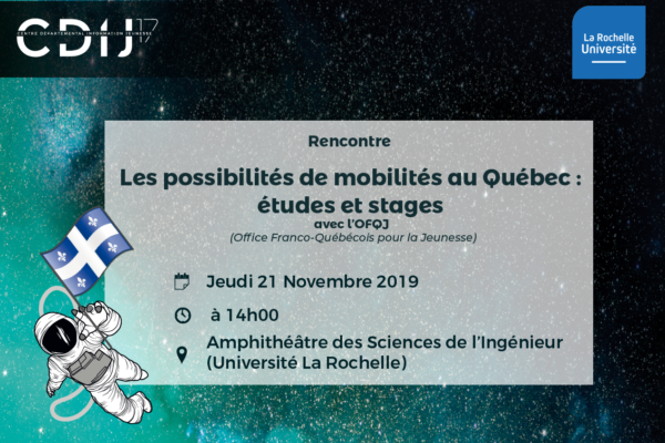 Mobilités au Québec : études et stages
